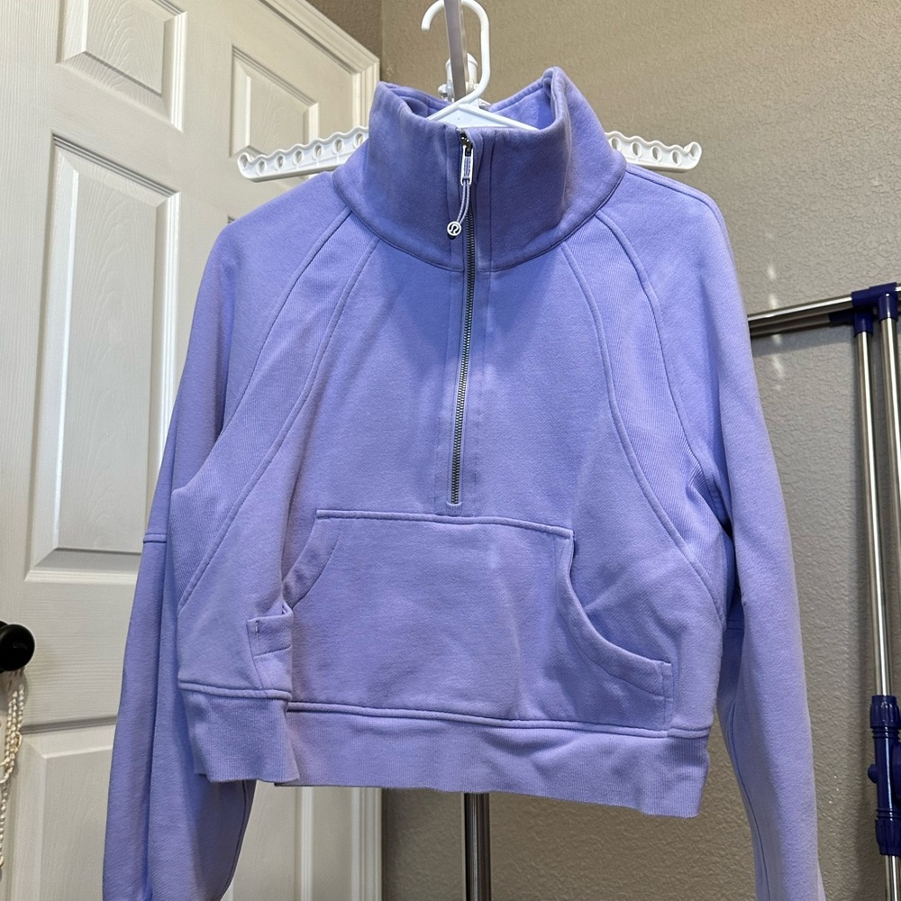 Lululemon funnel oversized scuba in lilac smoke